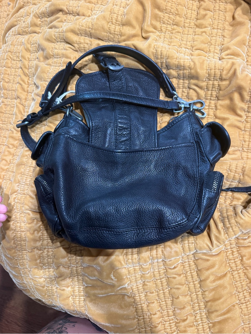 NWT we the free baby Asher leather bag in black - Picture 6 of 10